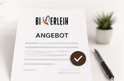 Symbol: Angebot im Order-Portal annehmen und Auftragsbestätigung erhalten